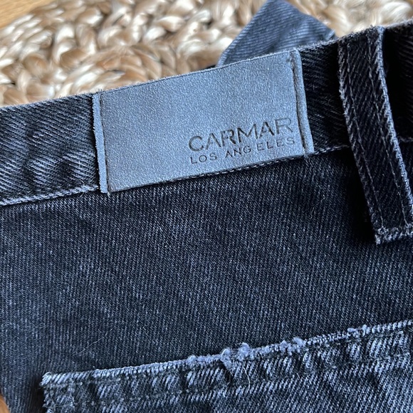 CARMAR Rhea Carpenter Jeans, Distressed Black, 26 - Picture 13 of 14